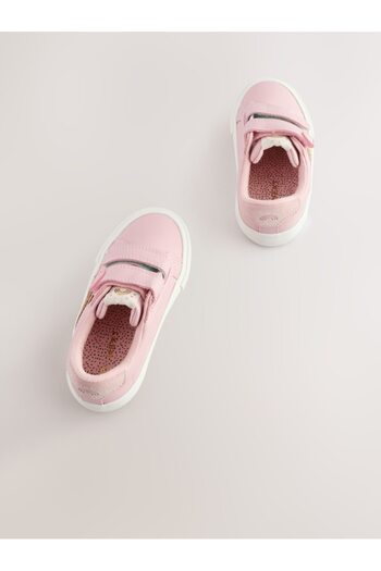 Next Baby Pink Rainbow Patterned Orthopedic Sole Sneakers