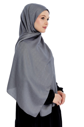 Altobeh Monogram Star Pattern Shawl - Smoked