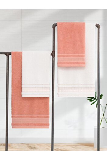 Karna Home Набір рушників з 4 предметів Ladin 50x90