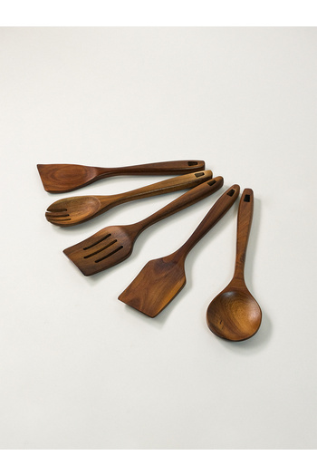 Minihol Carle Acacia 5 Piece Spoon Set