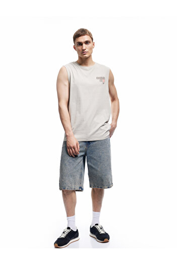 Koton Regular Fit Sleeveless Crew Neck Cotton Ethnic Printed Undershirt