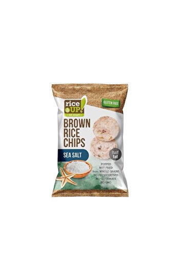 Rice Up Brown Rice Chips Sea Salt 60g