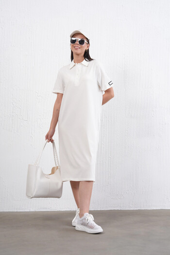 Park Karon Slit Combed Cotton Dress