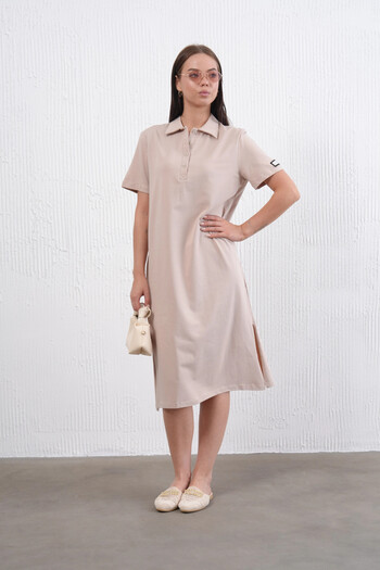 Park Karon Slit Combed Cotton Dress