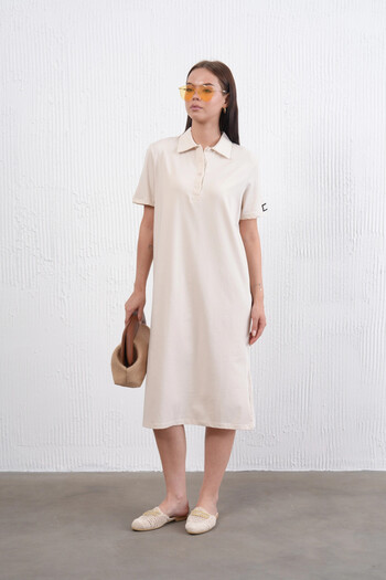 Park Karon Slit Combed Cotton Dress