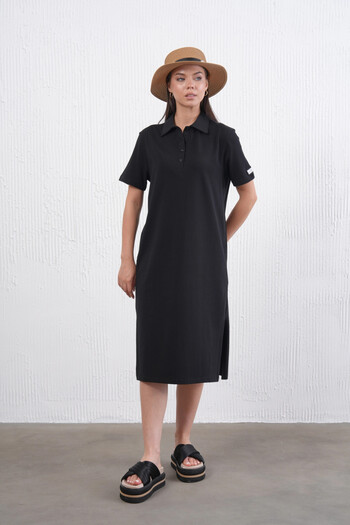 Park Karon Slit Combed Cotton Dress