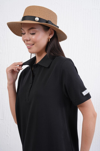 Park Karon Slit Combed Cotton Dress