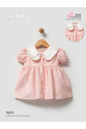 Bip Baby Floral Patterned Woven Dress