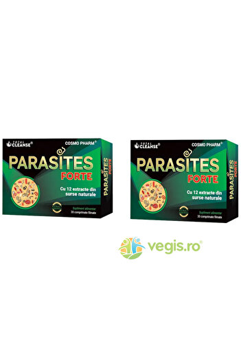 CosmoFARM Parasites Total Cleanse Pachet 30 tb+30 tb