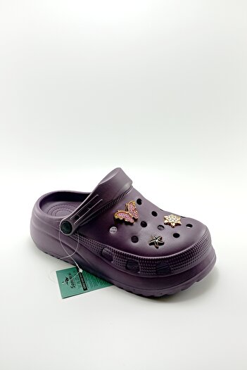Sonimix Plum Orthopedic High Heel Cross Eva Hospital Cook Nurse Doctor Slippers Plum