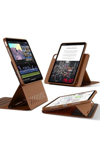 Petite Tuds Husă de protecție pentru iPad Air 4 2020/Air 5 2022/Air 11 2024, Petite Tuds, funcție magnetică de deplasare, termorezistă