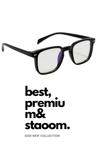 STAOOM Pourtt Black Blue Light Protection Glasses