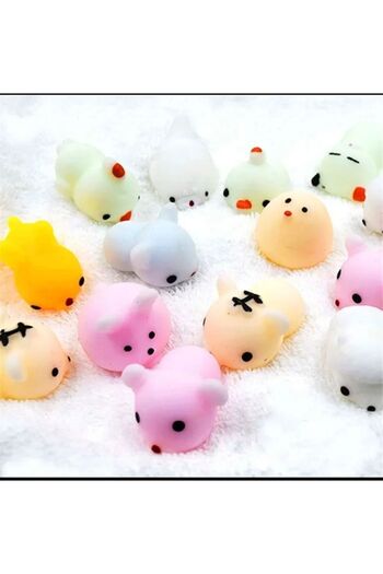 Morpembej 1 Piece Children's Squishy Toy Stress Relief Sukuşi Toy with Animal Figure