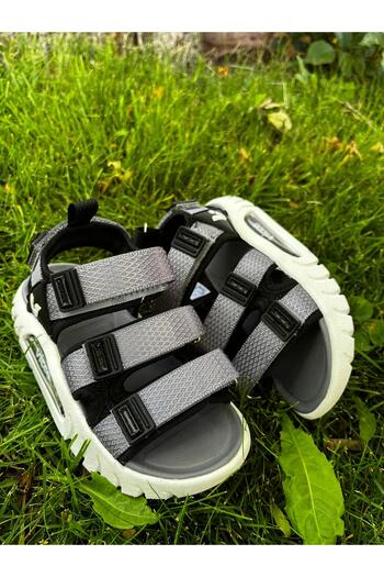 Vicco Size 26-35 Three Stripes Lightweight Non-Slip Sole Girls-Boys Sandals