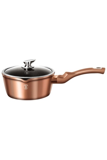 Berlinger Haus Marble Pot With Lid 16 Cm Rose Gold Metallic Line Berlinger Haus Bh 1524n