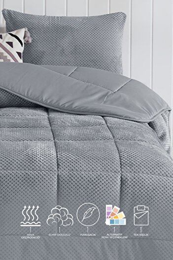 Elart Luis Comfort Set Single (155X215 cm) Grey