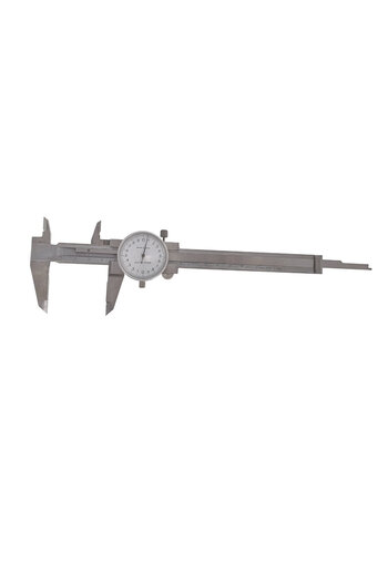 OEM Mechanical caliper with clock, measuring range 0 - 150 mm, L-150, accuracy 0.02 mm, made of steel