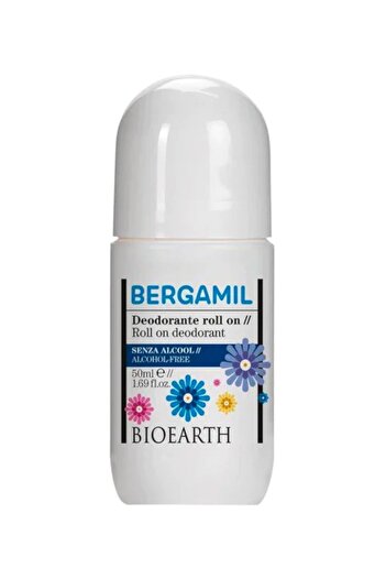 Bioearth Aluminum-free deodorant with alum stone, 50ml - Bergamil Bioearth