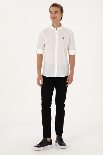 U.S. Polo Assn. Erkek Siyah Kanvas / Chino Pantolon 50299165-VR046