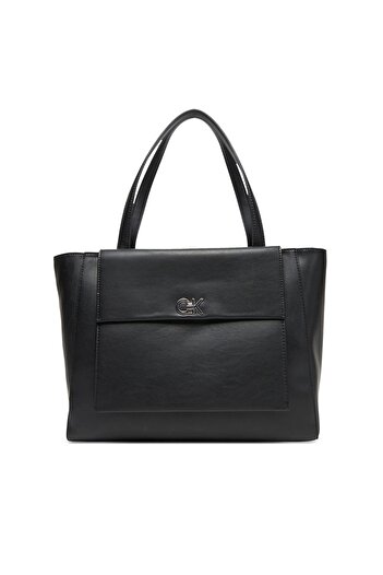 Calvin Klein Ck Re-Lock Medium Shopper Women's Black Bag Lv04F3223G-Ub1
