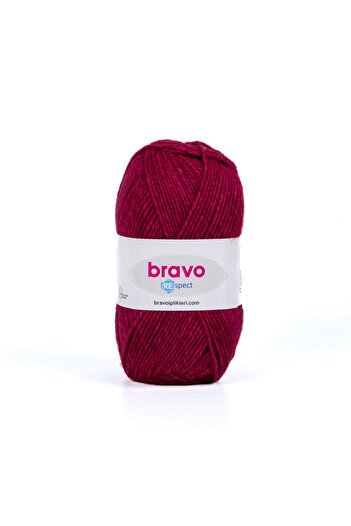 Bravo Respect Acrylic Cotton Classic Νήματα 100 γρ. 230 μέτρα Βουργουνδία (Κωδικός χρώματος: 50)