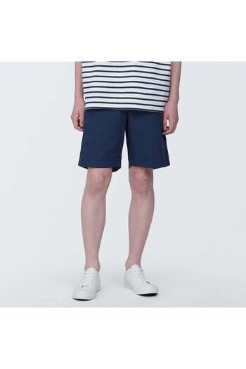 Muji Washed Broadcloth Shorts