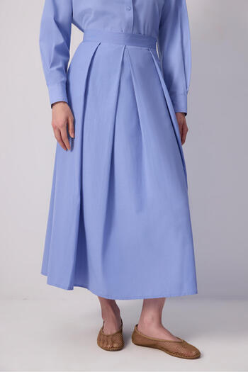 Touché Privé Wide Pleated Skirt