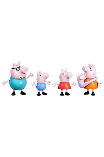 Peppa Pig Peppa Peppa's Family Package - Ve Family Quadruple Figure Set G0506