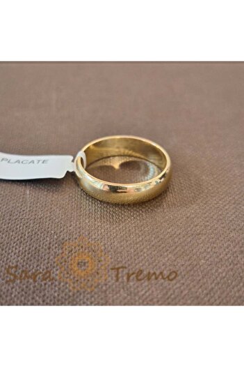 saratremo Thick, wide gold-plated ring Fidelio