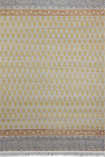 Al Kaffary Carpet Carpet Elham,Bohemian Style, Sadu Inspired Rug with Elegant Khish Design, outdoor seating rug,Yellow