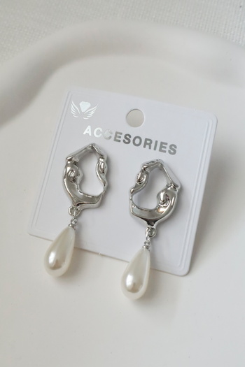 DEMOKAN Women's Earrings Figure Dangle Pearl Earrings
