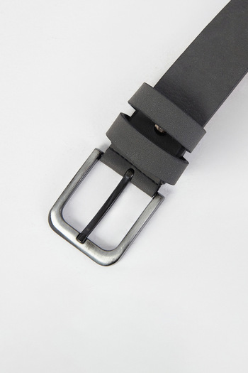 Fulla Moda Classic Faux Leather Belt