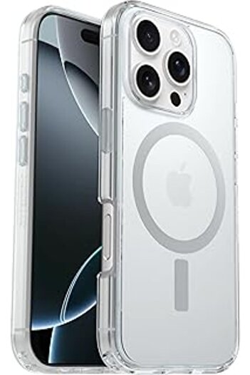 ASİTAN Otterbox Symmetry Serisi Şeffaf Magsafe Şeffaf Kılıf Iphone 16 Pro Uyumlu Darbeye Ve Düşmeye Karşı