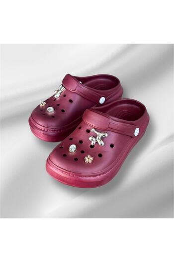 AkınalBella Women's Light Soft Sole Closed Front Slippers Sandals with Stone Accessories
