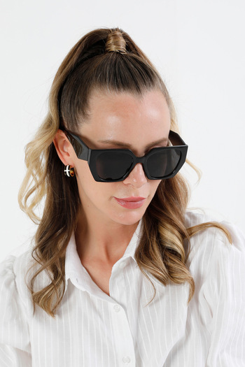 Fulla Moda Hexagonal Framed Sunglasses