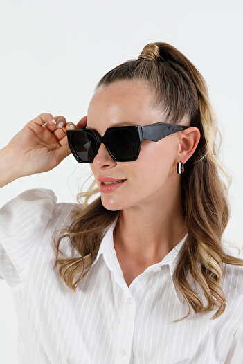 Fulla Moda Hexagonal Framed Sunglasses