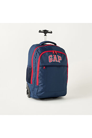 GAP 18-inch Solid Trolley Backpack with Retractable Handle - 30x16x46 cms