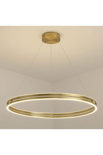 Sueva Minimalist Ring LED Chandelier 2.4G WiFi Remote Control Gold adjustable light/cold/warm/neutral