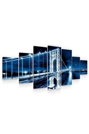 startonight DualView Startonight Blue Bridge Painting Set, 7 pieces, 100 x 240 cm