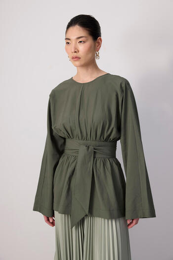 Touché Privé Poplin Tunic with Binding Details