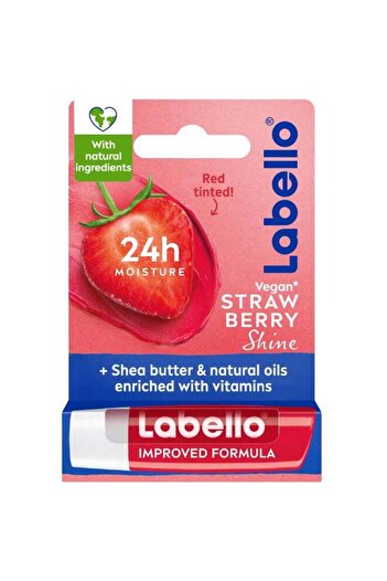 LABELLO Strawberry Shine Lip Care 4.8grams