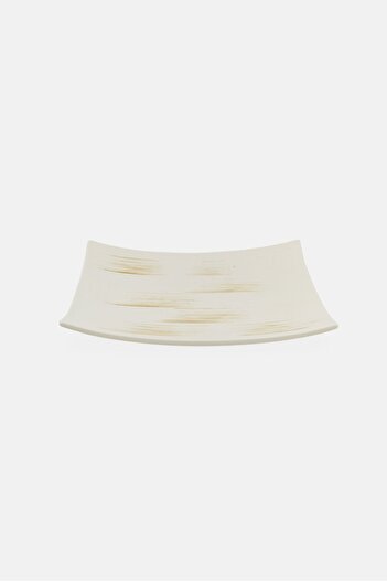 Maser Square Dessert Plate, White