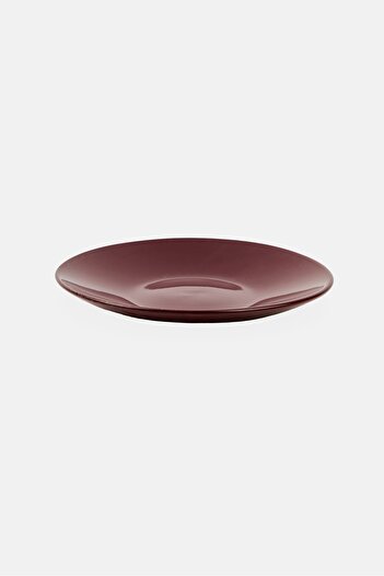 Maser 4 Pieces Dessert Plates Set, Burgundy