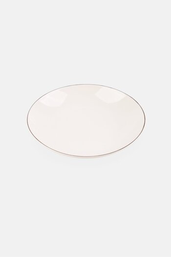 Fissman Porcelain Serving Deep Plate, White
