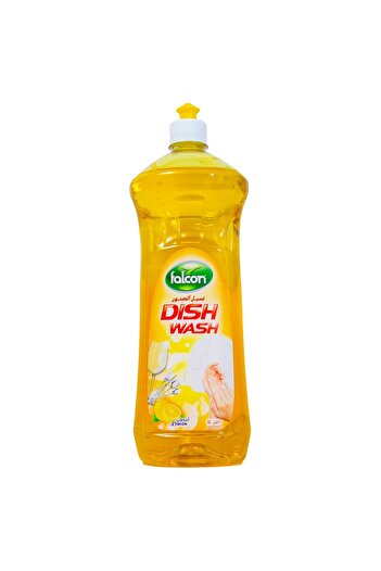 Falcon Dish Wash Liquid Lemon 1 Litre – Powerful Grease Removal, Long-lasting Clean