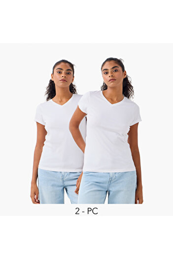 FAV Set of 2 - V-neck T-shirt
