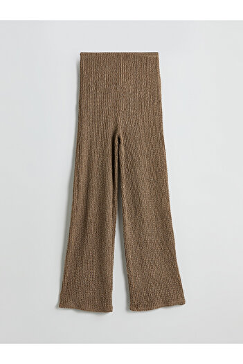 LC Waikiki Elastic Waist Textured Women's Trousers