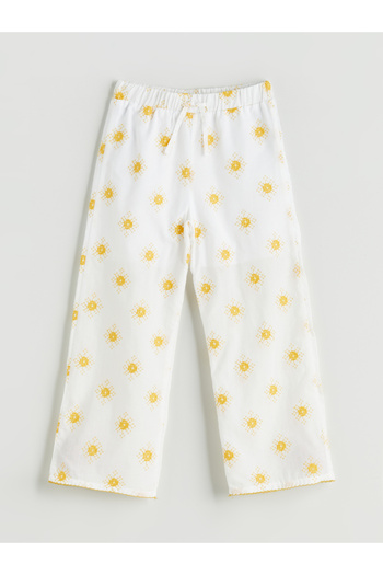 LC Waikiki Girls' Trousers with Elastic Waist