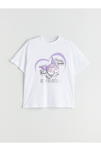 LC Waikiki Κοριτσίστικο μπλουζάκι Crew Neck Kuromi με στάμπα