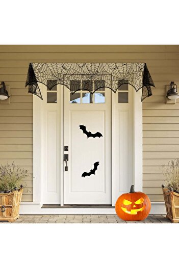 Cymas Halloween Spider Web, PVC, black, 245 x 48 cm